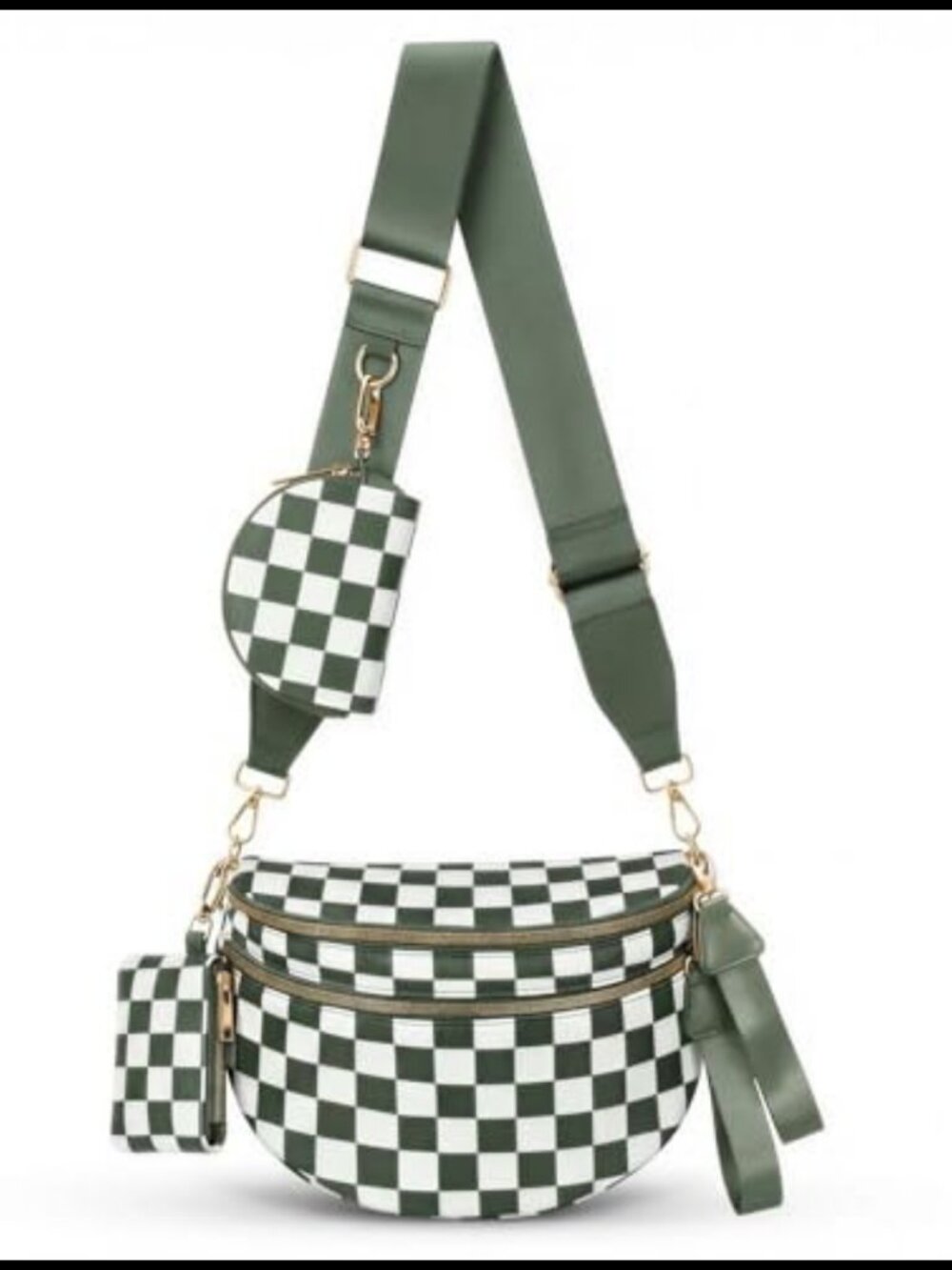 Nylon Crossbody Bag RFID Pouches Adjustable Strap Women Everyday Purse